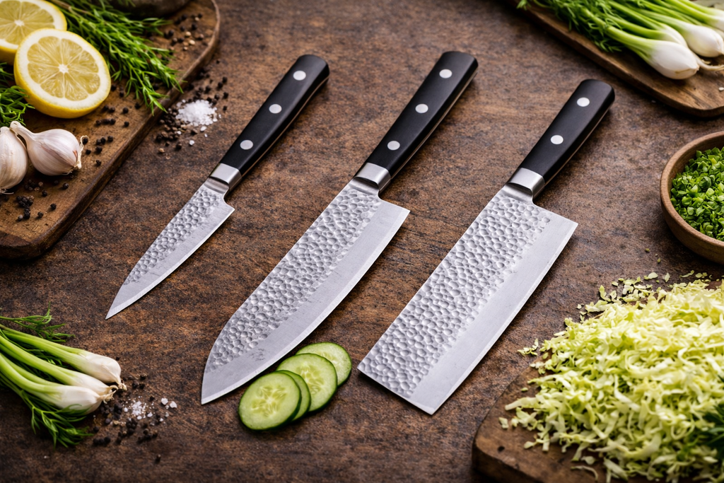 Tsuchime Set of 3 Western Handle