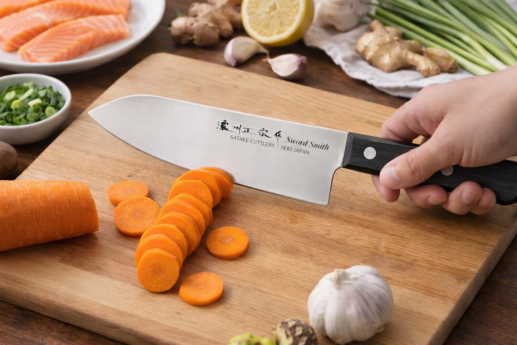 Seki Black 170 Santoku