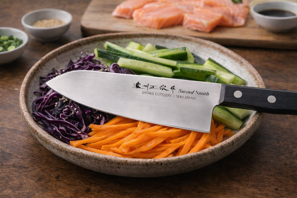Seki Black 170 Santoku