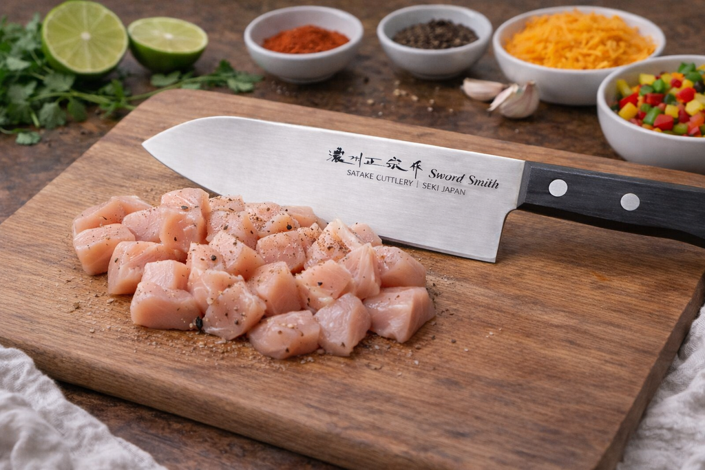 Seki Black 170 Santoku