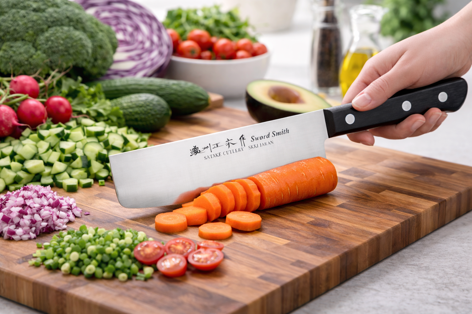 Seki Black 160 Nakiri